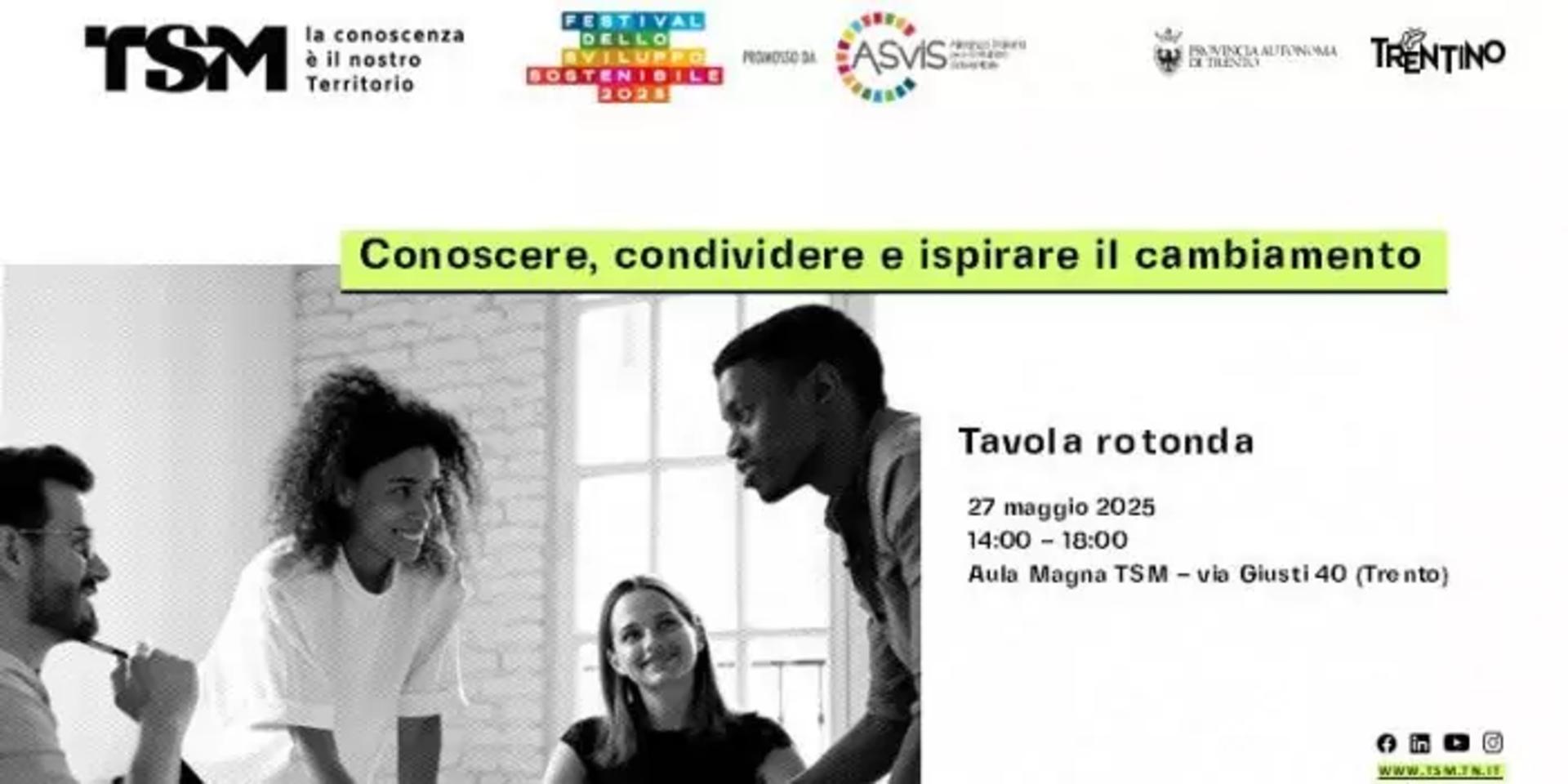 Conoscere, condividere e ispirare il cambiamento